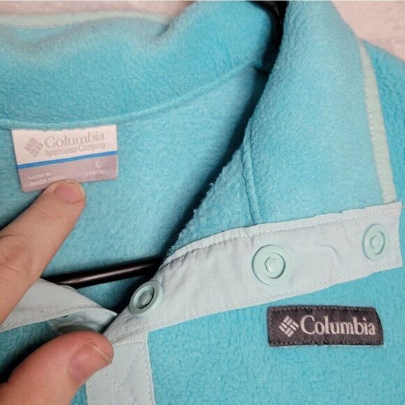 Columbia t snap fleece Pullover youth large - Picture 5 of 6